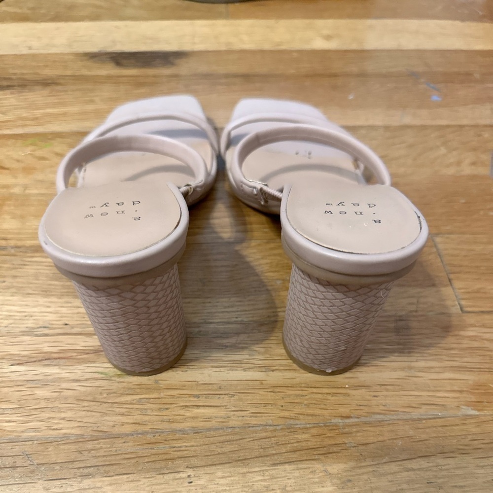 A New Day Women's Cream Sandals - Picture 2 of 3